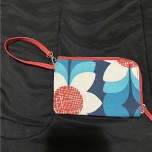 Fossil Wristlet Key-Per Flora Zipper‎ Snap
Key Per Blue White Red